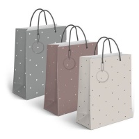 Bolsa regalo de 14 x 11,5 x 6,7 cm de papel Basics - DCasa -1 unidad