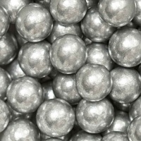 Sprinkles de perlas plateadas grandes de 100 gr - Decora