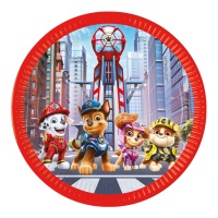 Platos de la Patrulla Canina en la ciudad de 23 cm - 8 unidades