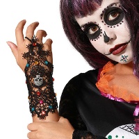 Guante de rejilla de Catrina - 1 unidad