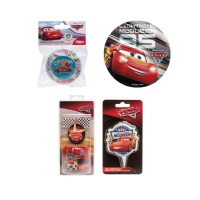 Pack de cumpleaños fiesta de Cars - Dekora - 4 productos