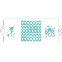 Stencil de Sirenas de 10 x 25 cm - Decora