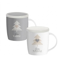 Taza de 350 ml Bon Nadal nordic con filtro para té - 1 unidad