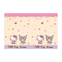 Mantel de Hello Kitty y Kuromi de 1,20 x 1,80 m