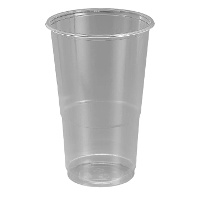 Vasos de 250 ml de plástico transparente - 100 unidades