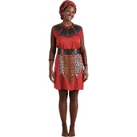 Disfraz de africano Masái para mujer