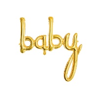 Globo letras Baby de 73,5 x 75,5 cm - PartyDeco