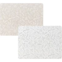 Mantel individual de 40 x 30 cm corcho hojas - 1 unidad