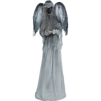 Ángel terrorífico con ojos luminosos y movimiento de 1,70 m