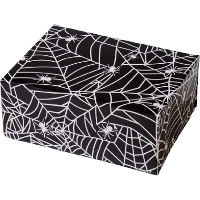 Caja para dulces de arañas de 18 x 13,5 x 7,5 cm - Decora - 1 unidad