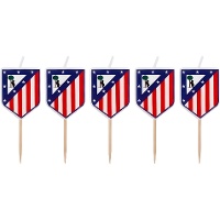 Velas de Atlético de Madrid - 5 unidades