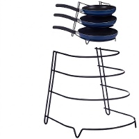Organizador de sartenes de 26,5 x 24 x 24 cm - 3 huecos
