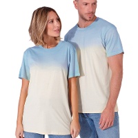 Camiseta de algodón 100% de 150 g degradado para adulto - 1 unidad