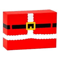 Caja para dulces de Papá Noel de 18 x 13,5 x 7,5 cm - Decora