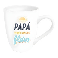 Taza de 350 ml de Papá tienes mucho Flow