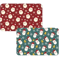 Mantel individual de 43 x 28 cm Papá Noel - 1 unidad