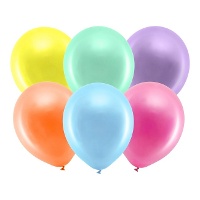 Globos de látex de 23 cm colores surtido - 10 unidades