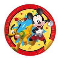 Platos de Mickey Mouse de 23 cm - 8 unidades