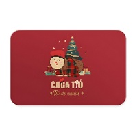 Mantel individual de Caga Tió de 43 x 28 cm surtidos - 1 unidad
