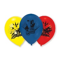 Globos de látex de los Vengadores - 6 unidades