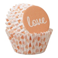 Cápsulas para cupcakes mini de Love - Wilton - 100 unidades