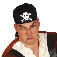 Sombrero pirata con calavera - 57 cm
