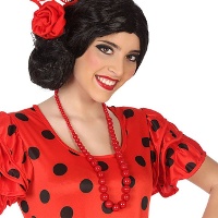 Collar de sevillana blanco o rojo - 1 unidad