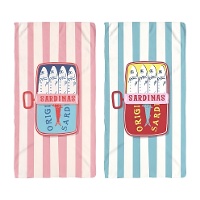 Toalla de playa de 170 x 90 cm de lata de sardinas - 1 unidad