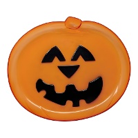 Plato de calabaza naranja de 32 x 28 cm