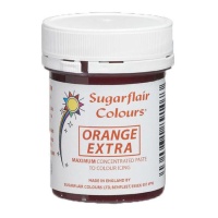 Colorante en Pasta concentrado max Naranja Extra de 42 gr - Sugarflair