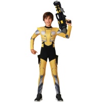 Disfraz de robot amarillo Bee para niño