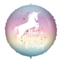 Globo de Unicornio Have a Magical Birthday de 46 cm - Procos