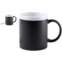 Taza de 350 ml con pizarra para pintar - 1 unidad