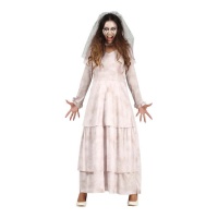 Disfraz de novia fantasma triste para mujer