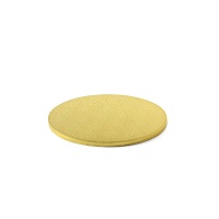 Base para tarta redonda de 23 x 23 x 1,2 cm dorada - Decora