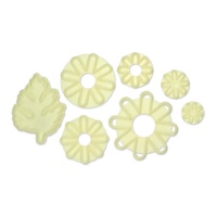 Cortadores de crisantemo y hojas - JEM - 7 unidades