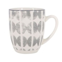 Taza de 350 ml estampado gris azulado