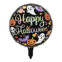 Globo de Happy Halloween iridiscente de 45 cm - Party love