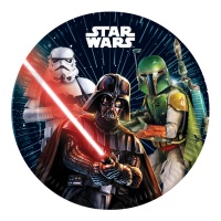 Platos de Star Wars Galaxy de 23 cm - 8 unidades