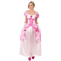 Disfraz de princesa rosa para mujer