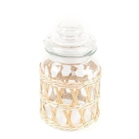 Tarro de 1000 ml transparente con rejilla - DCasa