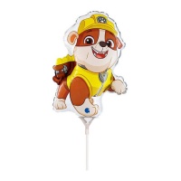 Globos de la Patrulla Canina de Rubble de 19 x 28 cm - Grabo - 10 unidades