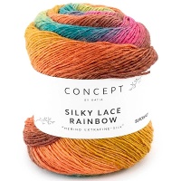 Silky lace rainbow de 50 gr - Katia