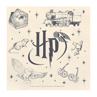 Servilletas de Harry Potter de 16,5 cm - 20 unidades