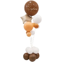 Kit de globos con soporte de Feliz Cumpleaños - 21 unidades