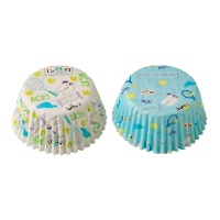 Cápsulas para cupcakes de Tenis - Decora - 36 unidades