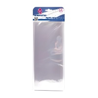 Papel de regalo transparente de celofán de 0,95 x 0,67 cm - 2 unidades