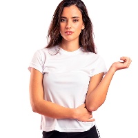Camiseta de poliéster 100% transpirable de 135 g para mujer - 1 unidad