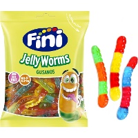 Gusanos multicolor - Fini worms - 90 gr
