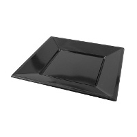 Platos de 23 cm de plástico de colores vivos - 5 unidades